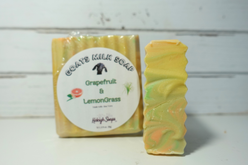 Grapefruit/Lemongrass Goats Milk Soap