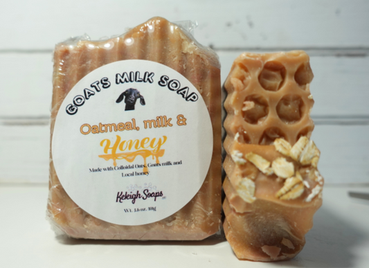 Oatmeal, Goats Milk & Honey Soap